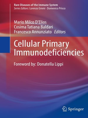 cover image of Cellular Primary Immunodeficiencies